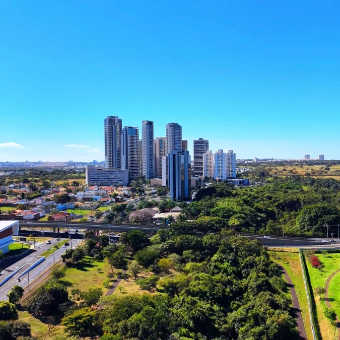Vista de Uberlândia, Minas Gerais, em fotografia enviada pela i9med